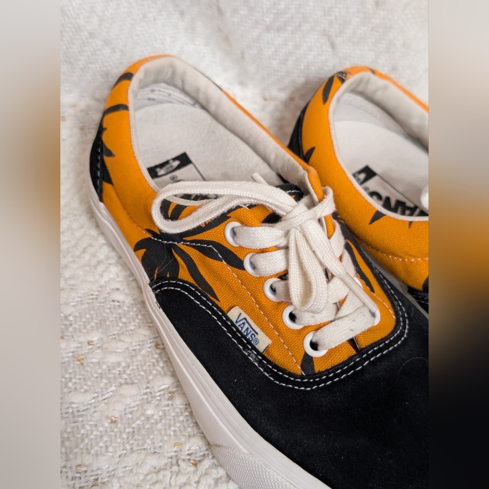 Vans VSSL Surf Kit Oriole Black Orange Sneakers Shoes Men's 7 Women's 8.5